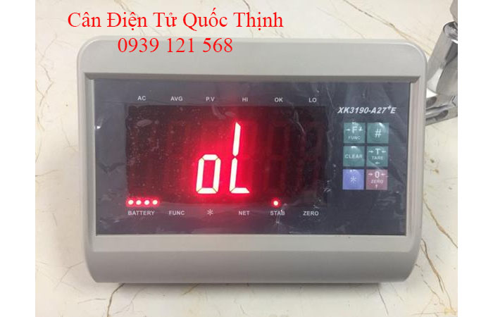 cân bị lỗi ol